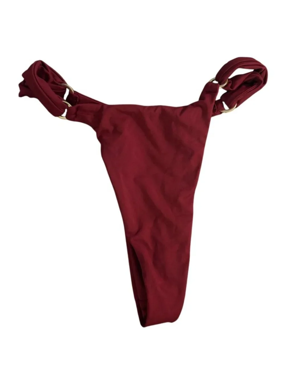 MONDAY Swimwear Morocco Bikini Bottoms in Cherry